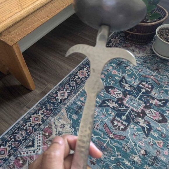 Vintage Hand Forged Metal Candle Holder Three Legged - Picture 8 of 11